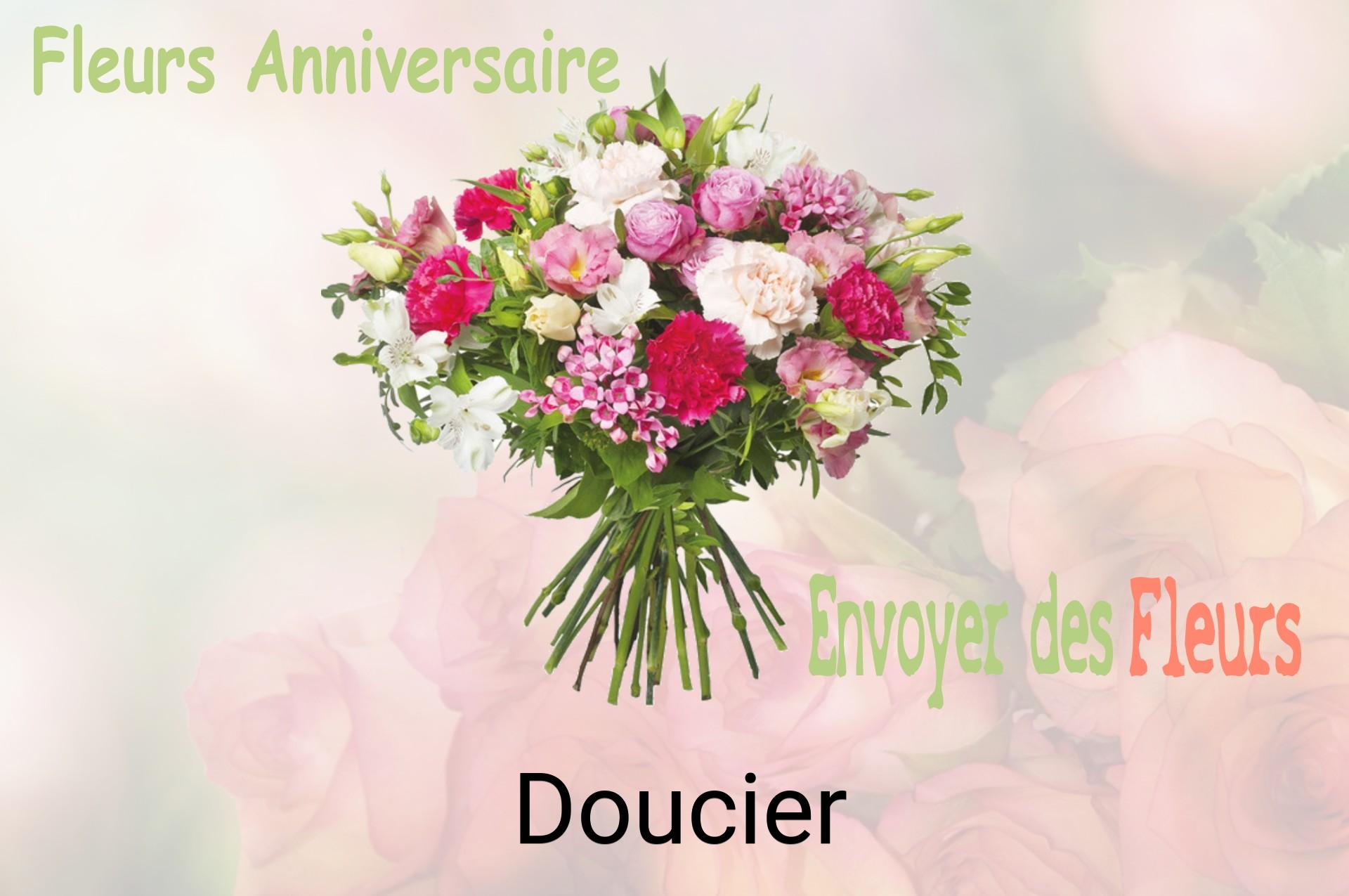Bouquet de fleurs d’anniversaire livré à Doucier