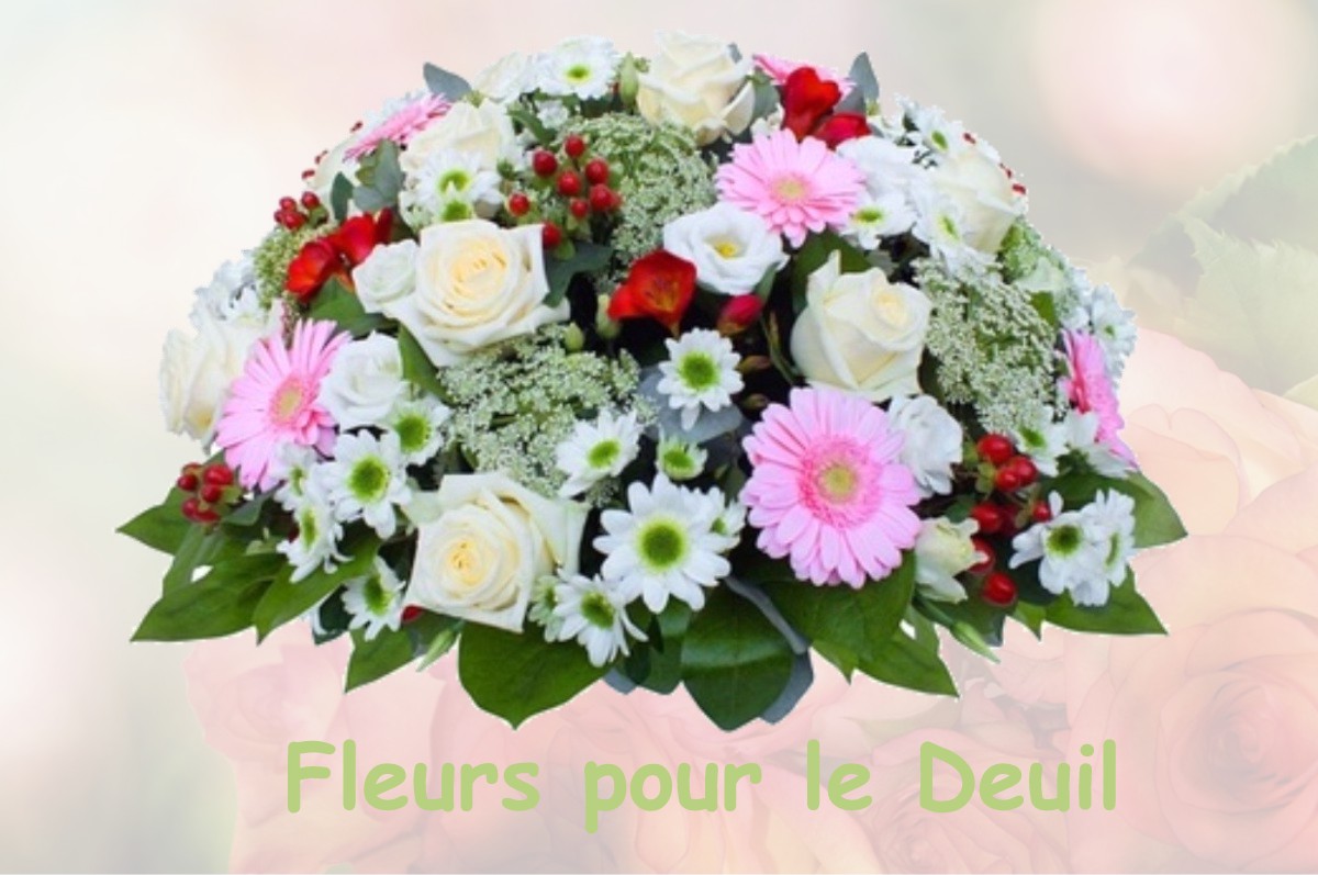 fleurs deuil DOUCIER